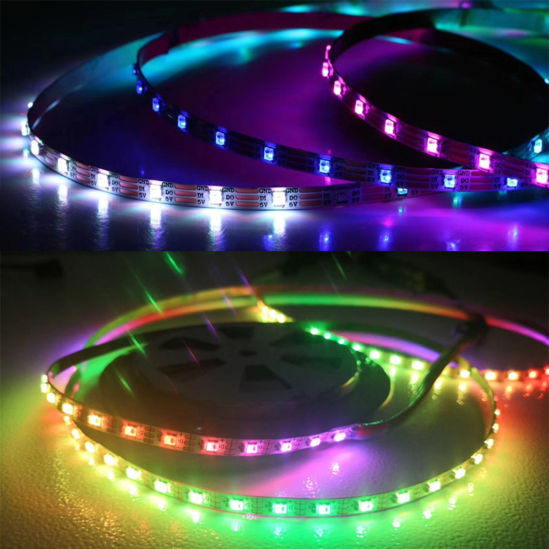 Super Narrow 4mm WS2812B DC5V 2020SMD 120LEDs/m Addressable Full Color Chasing Flexible LED Strip Lights, 1m/3.28ft for sale Super Narrow 4mm WS2812B DC5V 2020SMD 120LEDs/m Addressable Full Color Chasing Flexible LED Strip Lights, 1m/3.28ft for sale